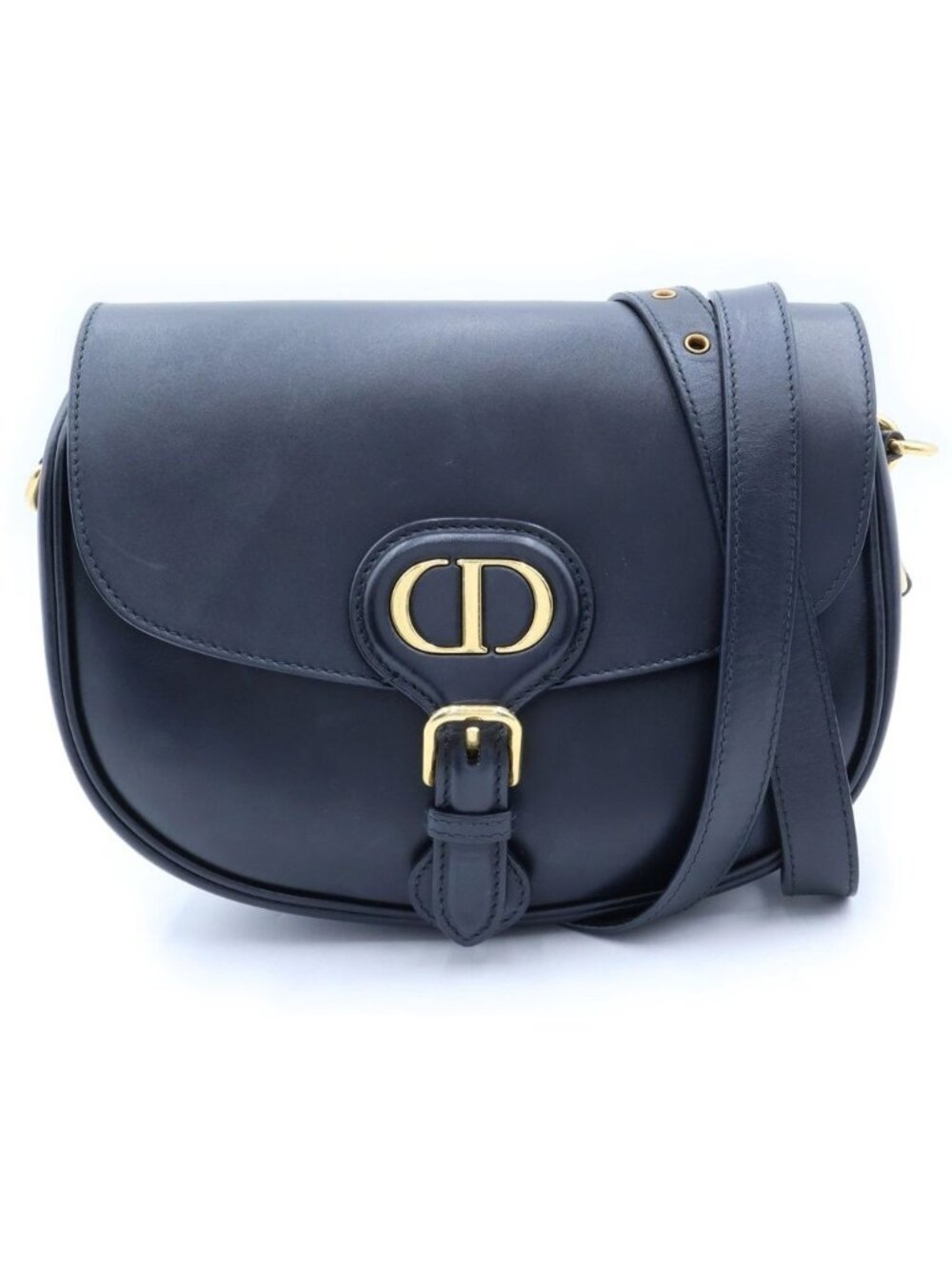 Dior Bobby Medium Shoulder Bag Grained Calfskin Black